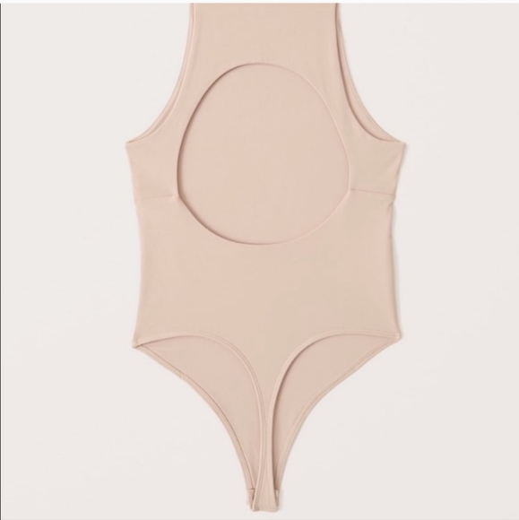 Abercrombie & Fitch Nude Open Back Bodysuit - Picture 2 of 6
